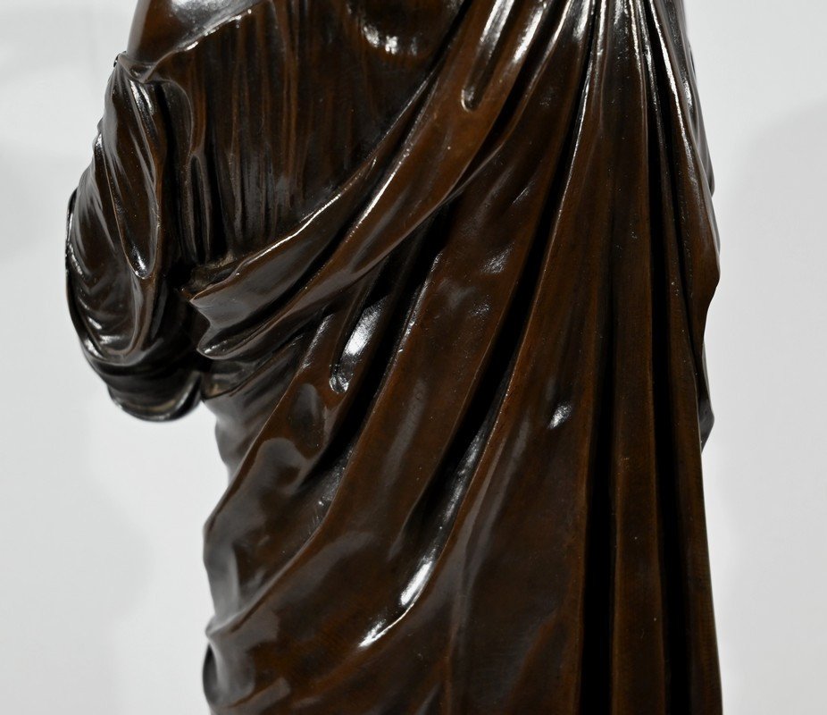 Important Bronze "diane De Gabies", After Praxiteles - Early 20th Century-photo-6