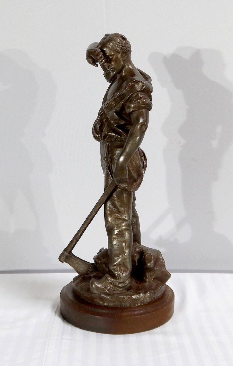 Sculpture « le Bucheron », A.gaudez – Début XXe-photo-2