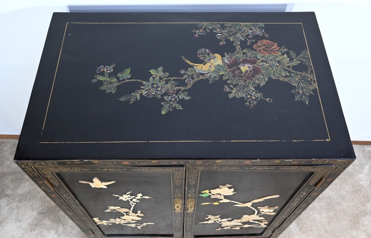 Buffet D’appui En Bois Laqué, Chine – Milieu XXe-photo-1