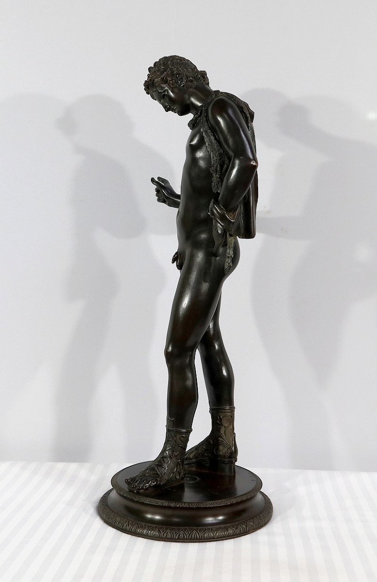 Important Bronze « Narcisse » De M. Amodio  – Fin XIXe-photo-5