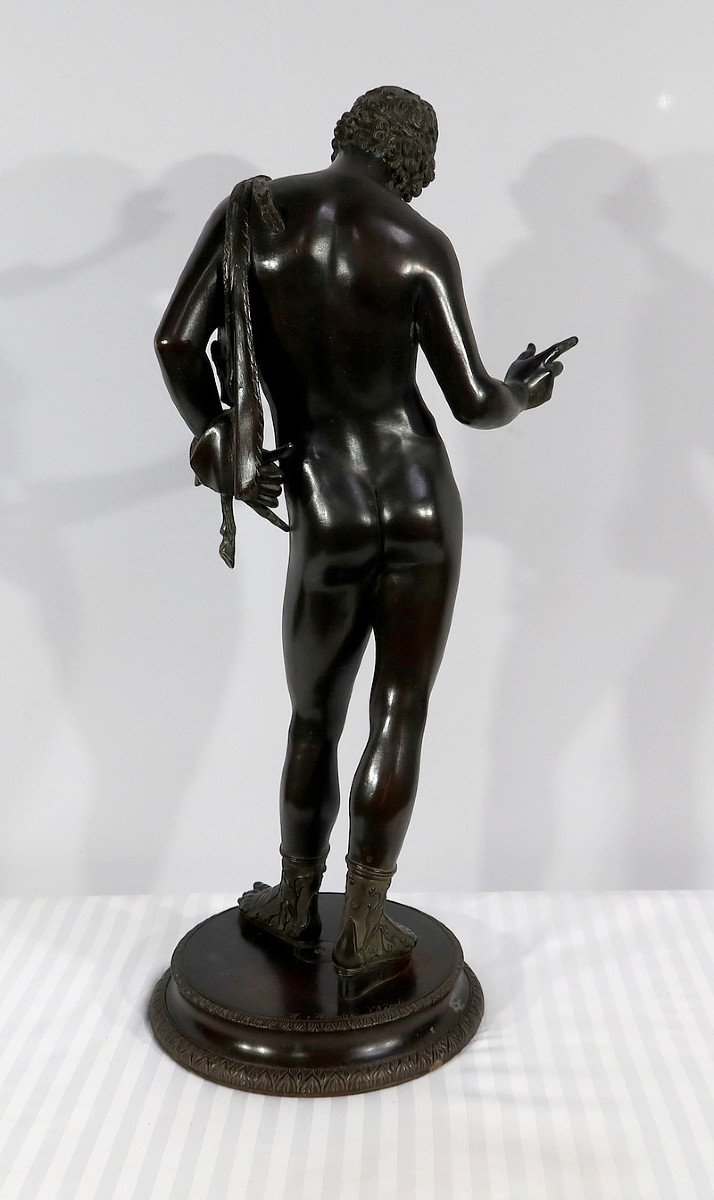 Important Bronze « Narcisse » De M. Amodio  – Fin XIXe-photo-6