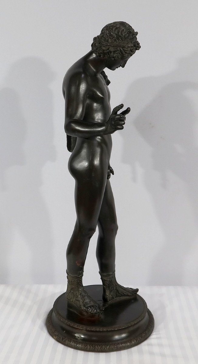 Important Bronze « Narcisse » De M. Amodio  – Fin XIXe-photo-8