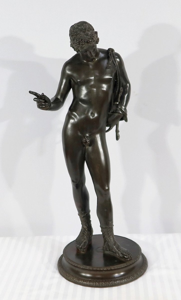 Important Bronze « Narcisse » De M. Amodio  – Fin XIXe