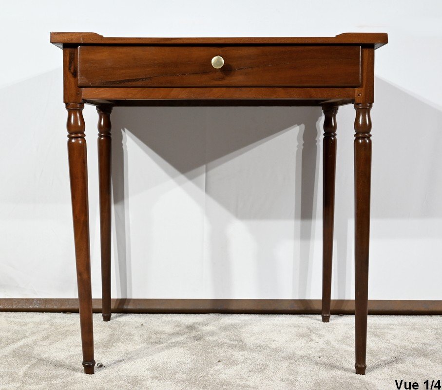 Petite Table En Acajou De Cuba, époque Louis XVI – Fin XVIIIe-photo-1