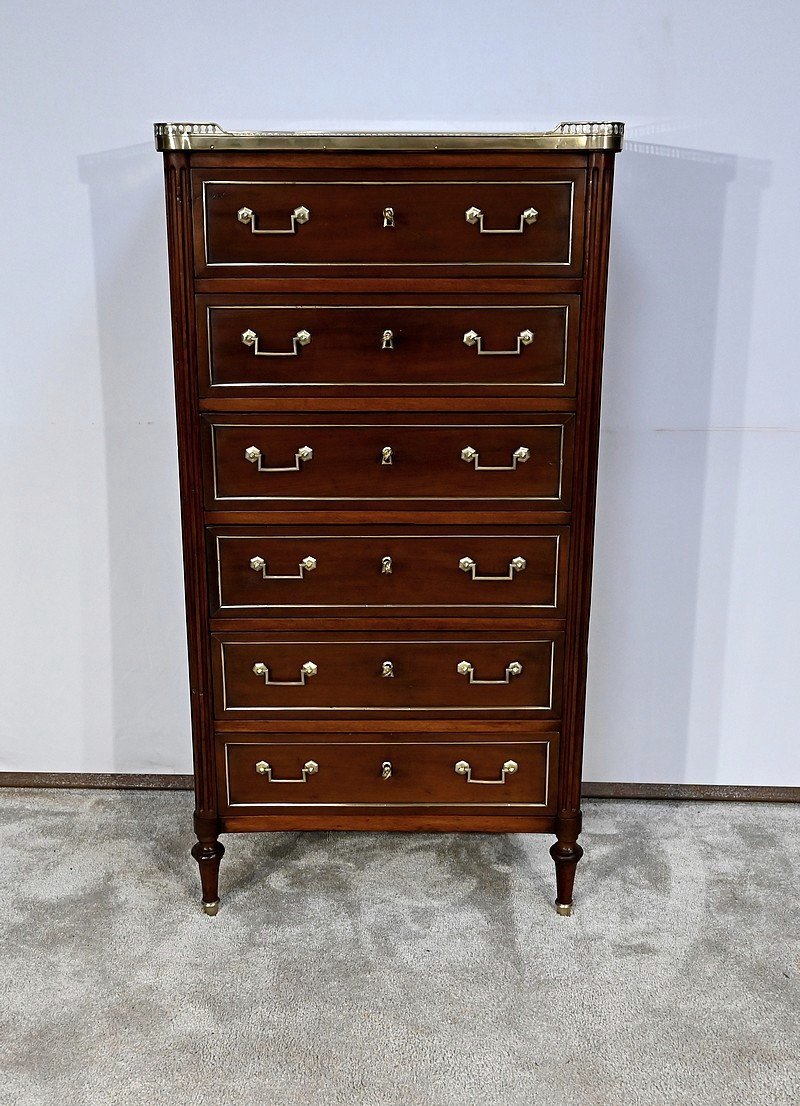 Small Mahogany Chest Of Drawers, Louis XVI Period - XVIIIth