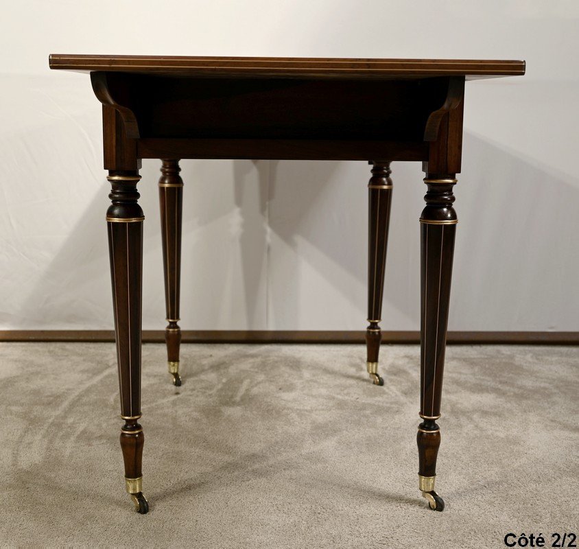 Rosewood Table, Louis XVI Style, Napoleon III Period - Mid-19th Century-photo-6