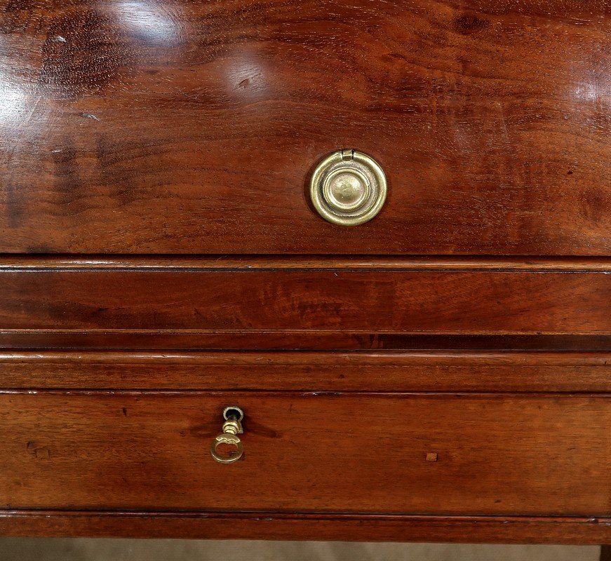 Mahogany Cylinder Desk, Directoire Style – 1st Part 19th-photo-1