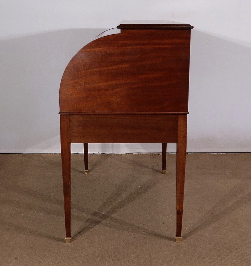 Mahogany Cylinder Desk, Directoire Style – 1st Part 19th-photo-4