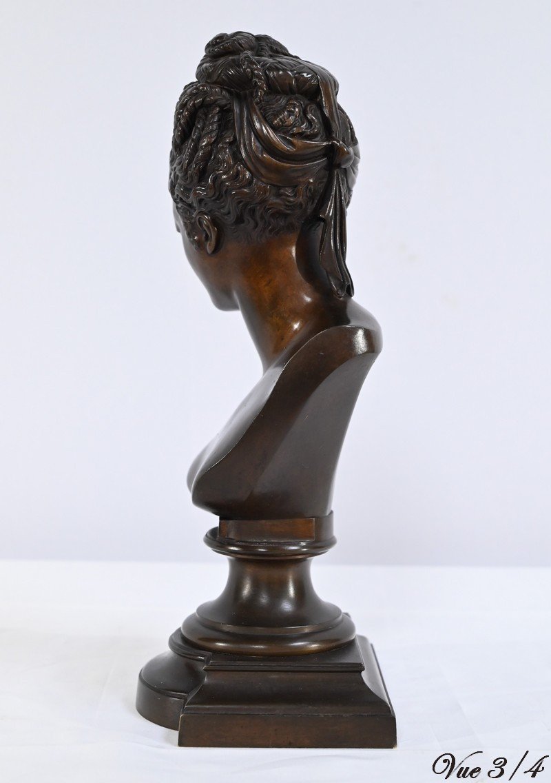 Bronze Buste De Diane De Poitiers, d'Après J.goujon – Fin XIXe-photo-6