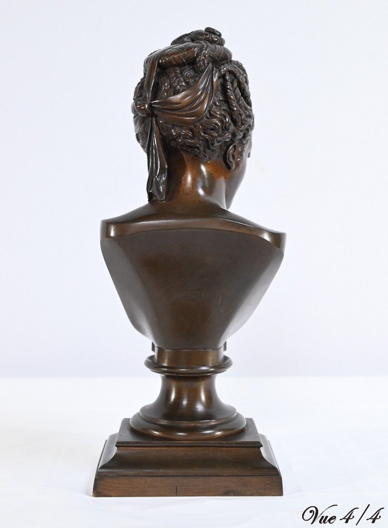 Bronze Buste De Diane De Poitiers, d'Après J.goujon – Fin XIXe-photo-8