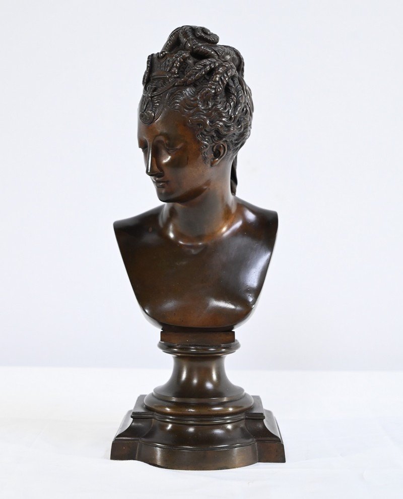 Bronze Buste De Diane De Poitiers, d'Après J.goujon – Fin XIXe