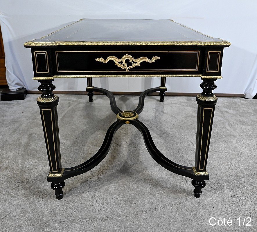 All Faces Desk, Napoleon III Period – Mid 19th Century-photo-6