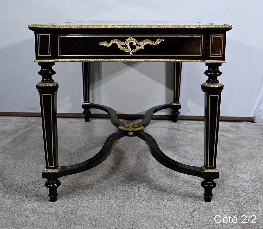 All Faces Desk, Napoleon III Period – Mid 19th Century-photo-7