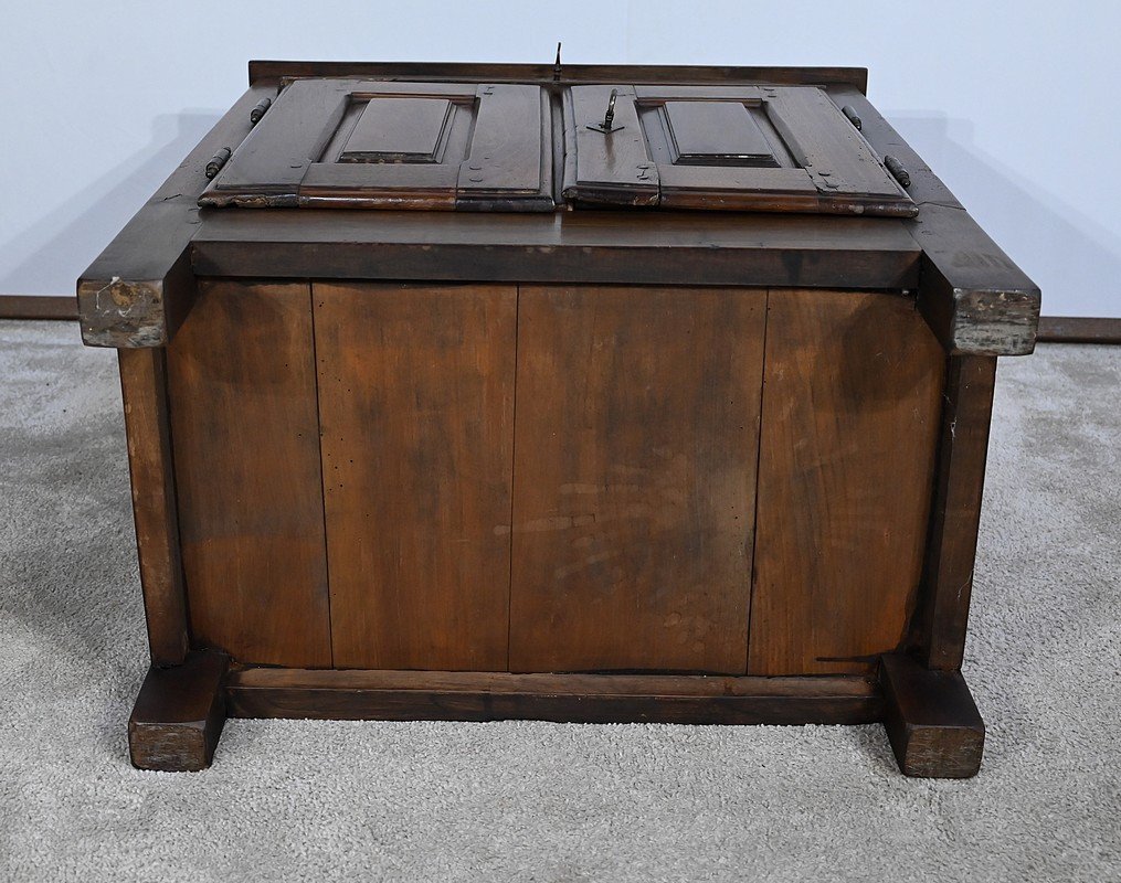 Rare Small Furniture In Solid Walnut, Louis XIII Style – Mid 18th Century-photo-8