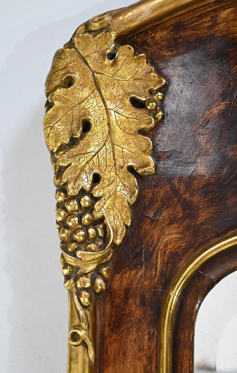 Important Miroir De Cheminée, Art Nouveau – 1900-photo-4