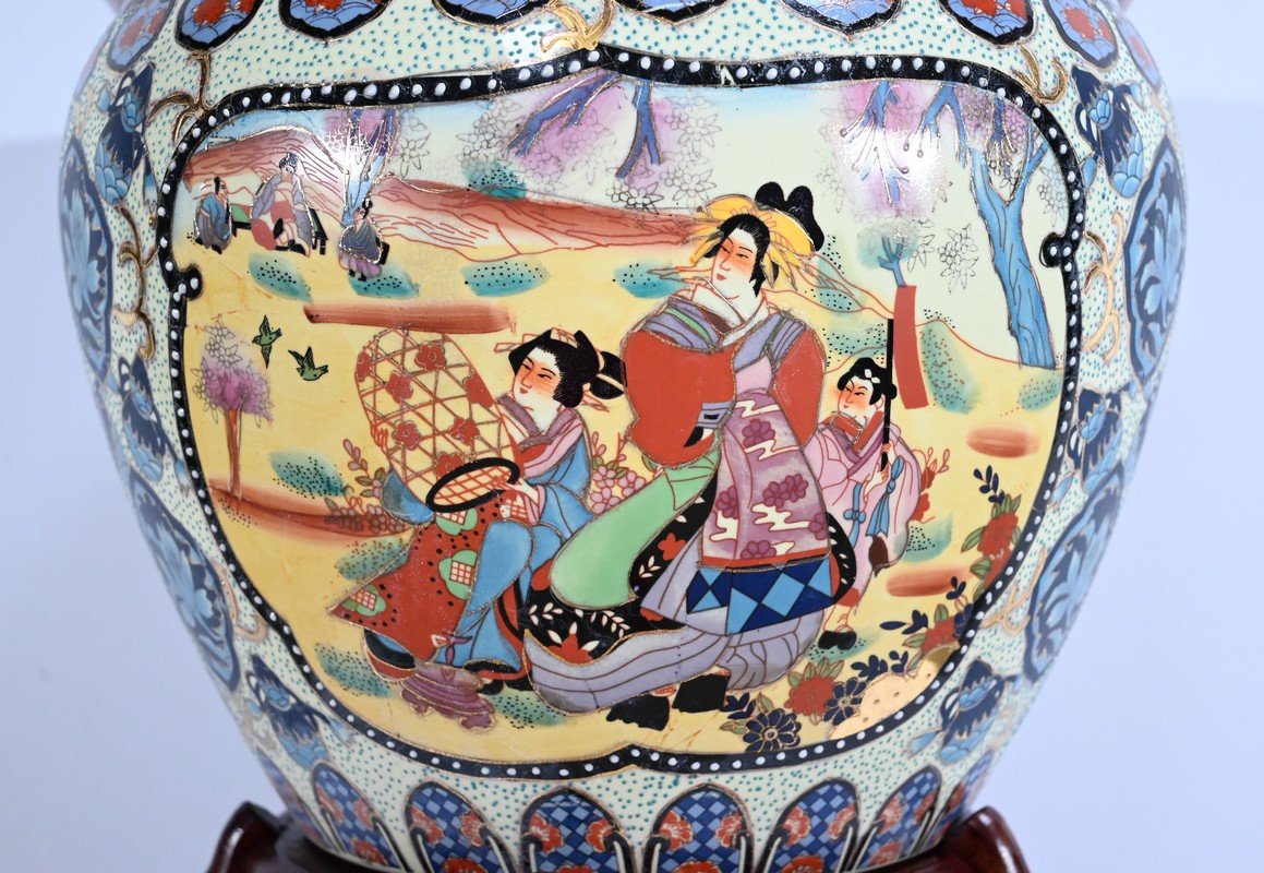 Important Aquarium En Porcelaine, Chine – Fin XIXe-photo-2