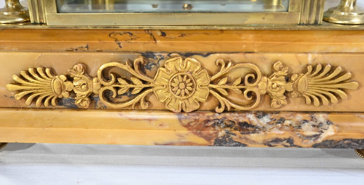 Important Fireplace Trim In Marble And Bronze, Empire Style – 2nd Part 19th-photo-2