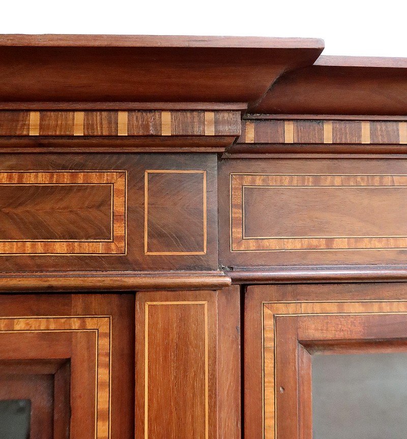 Bibliothèque En Acajou, Goût Directoire – Début XXe-photo-3