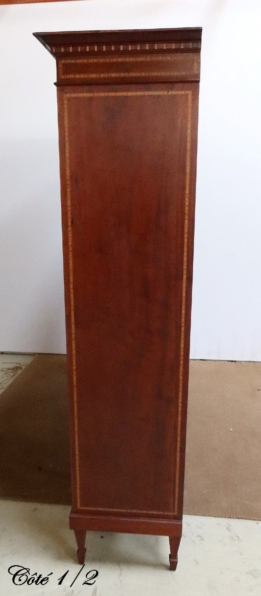 Mahogany Bookcase, Directoire Taste – Early 20th Century-photo-4