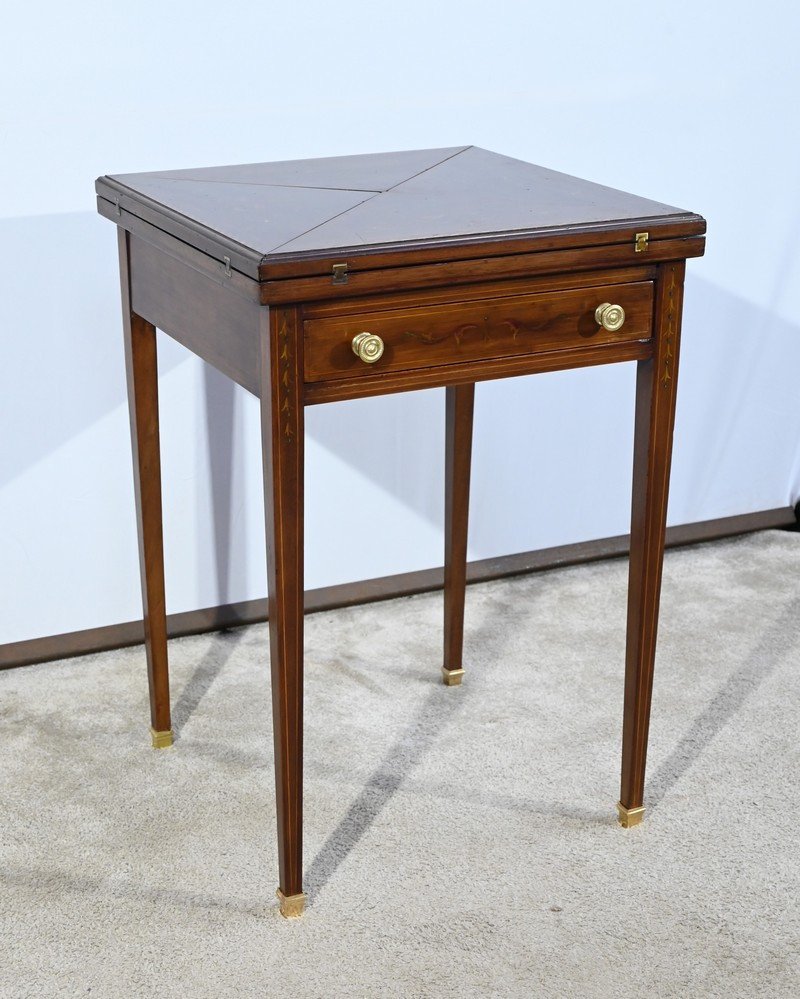 Handkerchief Table In Solid Mahogany – 1920-photo-2