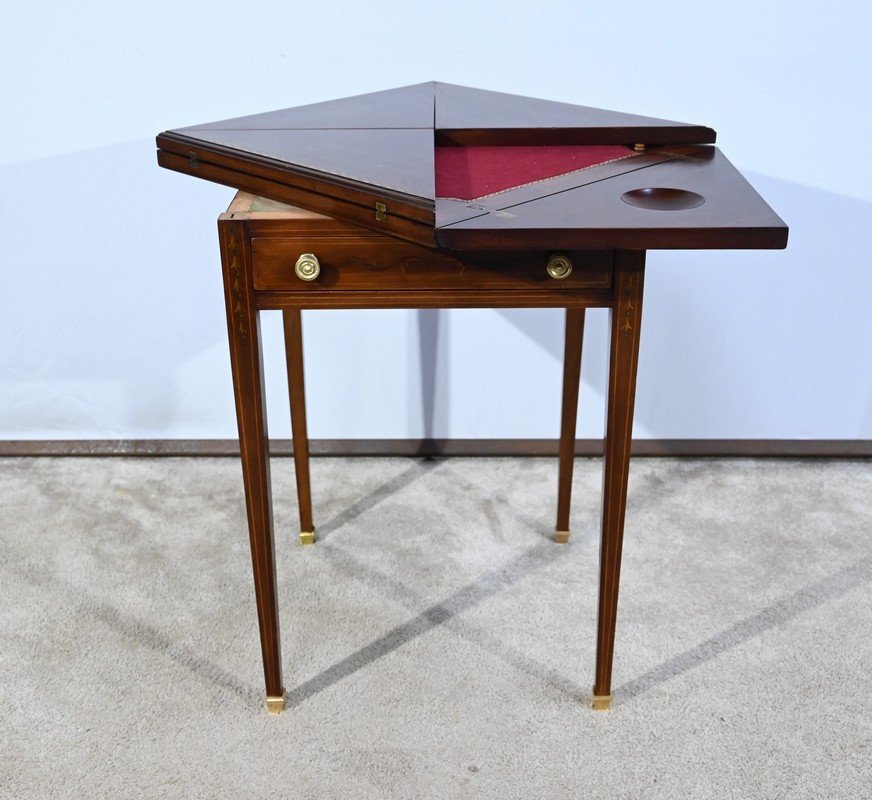 Handkerchief Table In Solid Mahogany – 1920-photo-1