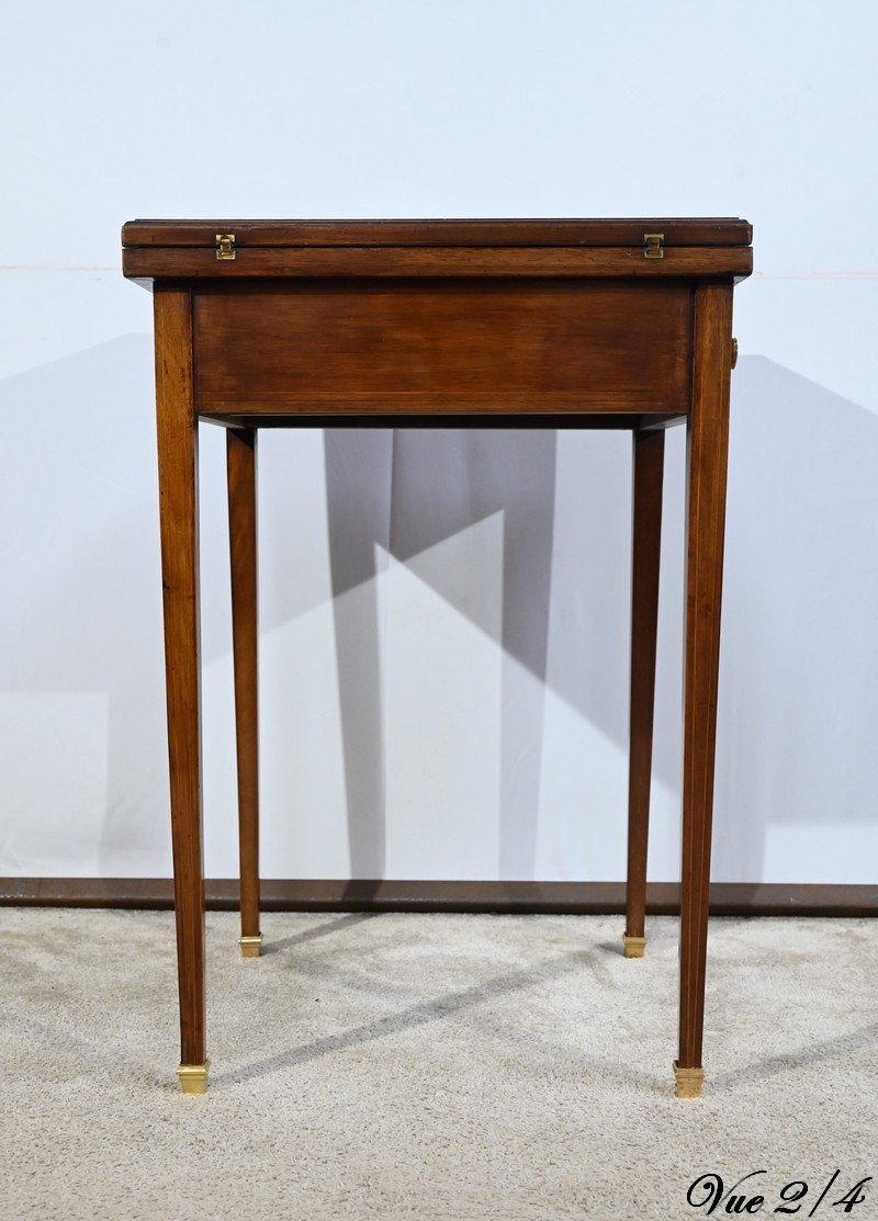 Handkerchief Table In Solid Mahogany – 1920-photo-5