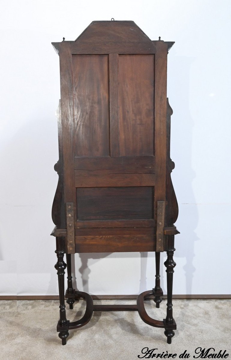 Petit Bureau Vitrine En Palissandre, époque Napoléon III - Milieu XIXe-photo-8