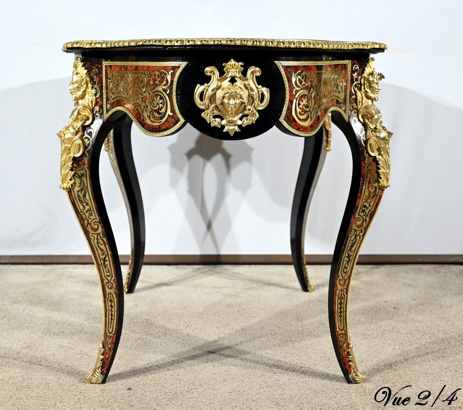 Table D’apparat En Poirier Noirci, époque Napoléon III – Milieu XIXe-photo-8