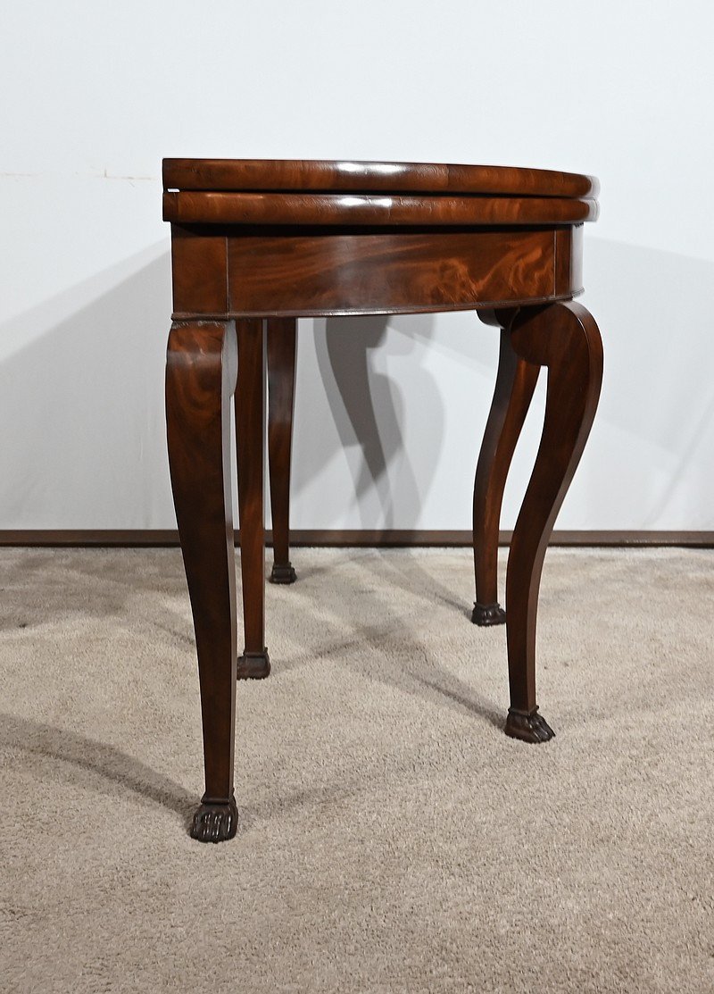 Mahogany Console Table, Restoration Period – Early 19th Century-photo-2