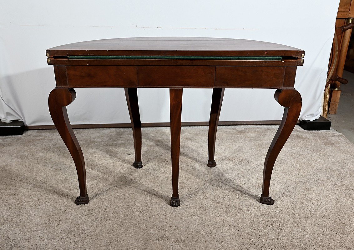 Mahogany Console Table, Restoration Period – Early 19th Century-photo-3