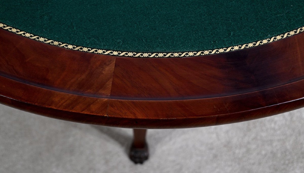 Mahogany Console Table, Restoration Period – Early 19th Century-photo-5