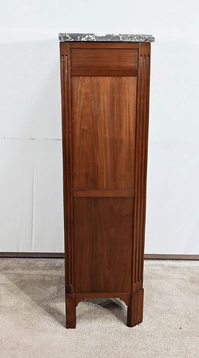 Small Weekly Secretary In Mahogany, Stamped Ln Malle, Faubourg Saint-antoine, Lou Period-photo-5