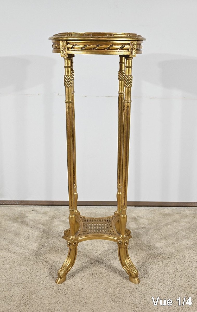 High Serving In Golden Wood, Louis XVI Style – 1920-photo-6