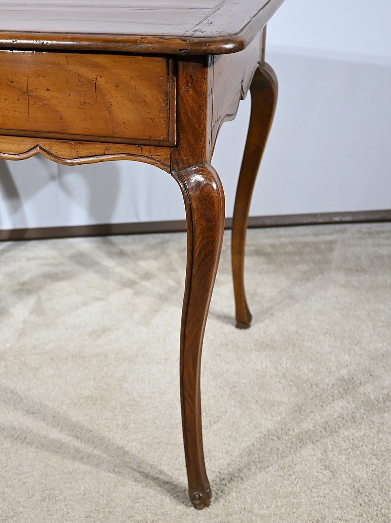 Cabaret Table In Cherry And Oak, Louis XV - 18th Century-photo-2