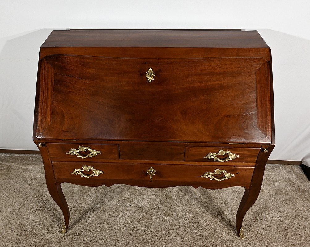 Small Cuban Mahogany Port Desk, Louis XV – 18th Century-photo-2