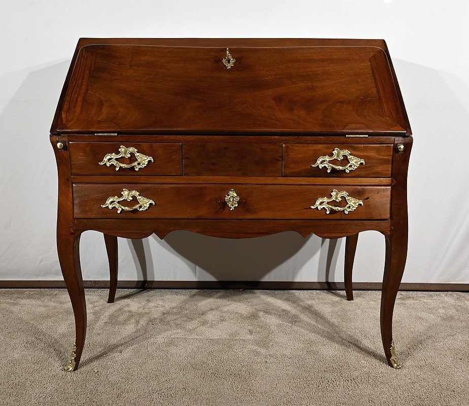 Small Cuban Mahogany Port Desk, Louis XV – 18th Century-photo-3
