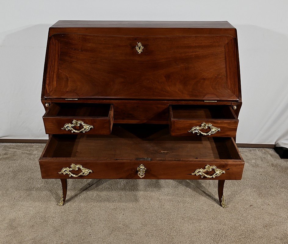 Small Cuban Mahogany Port Desk, Louis XV – 18th Century-photo-6
