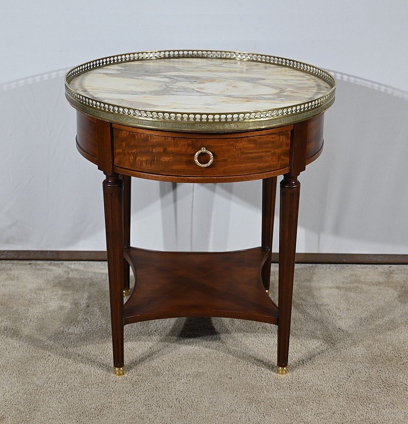 Mahogany Hot Water Bottle Table, Louis XVI Style – Late 19th Century-photo-3