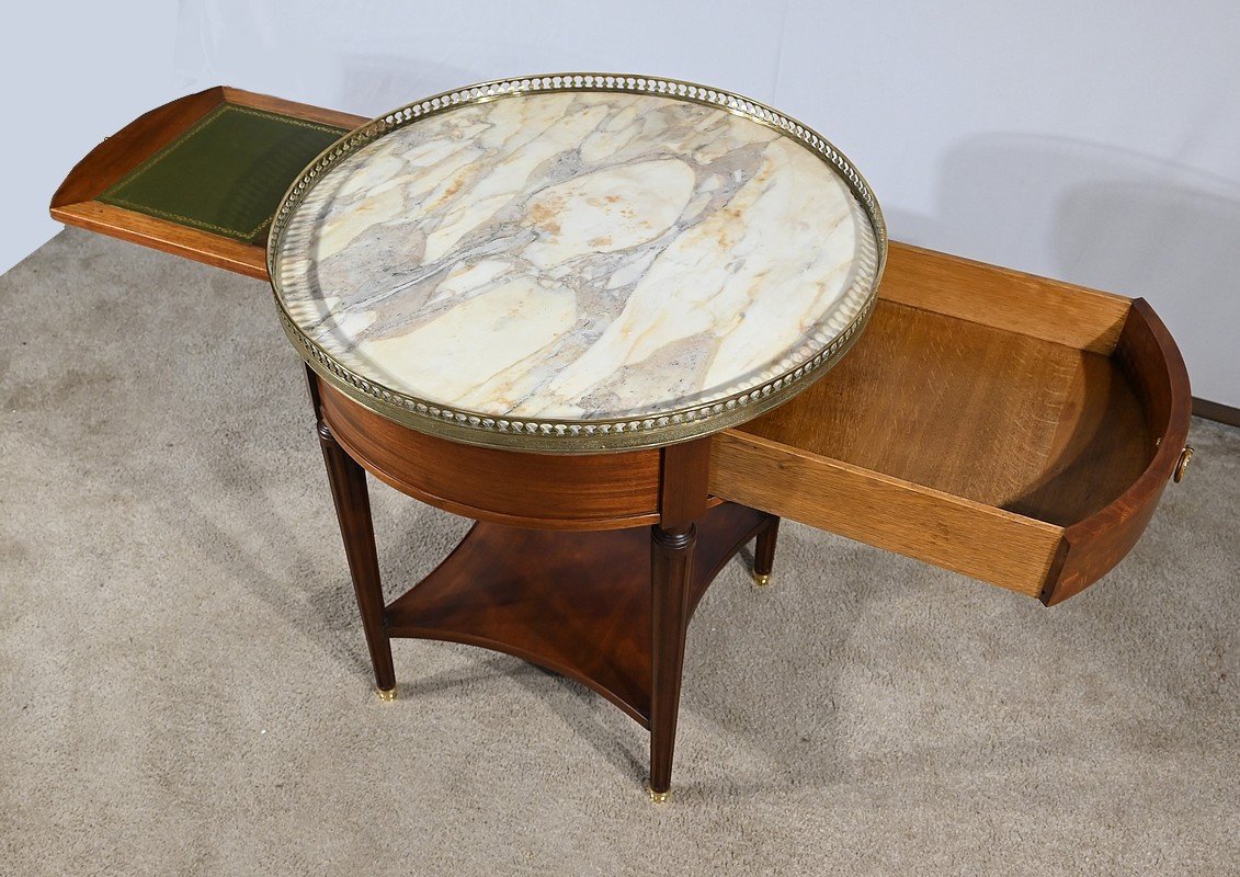 Mahogany Hot Water Bottle Table, Louis XVI Style – Late 19th Century-photo-5