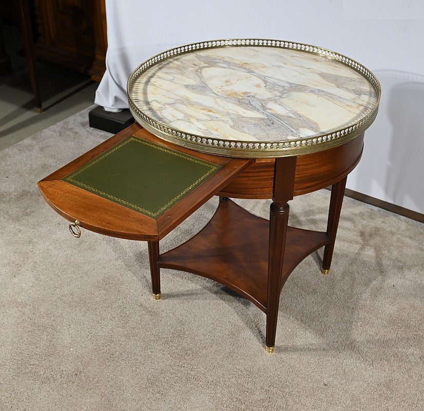 Mahogany Hot Water Bottle Table, Louis XVI Style – Late 19th Century-photo-6