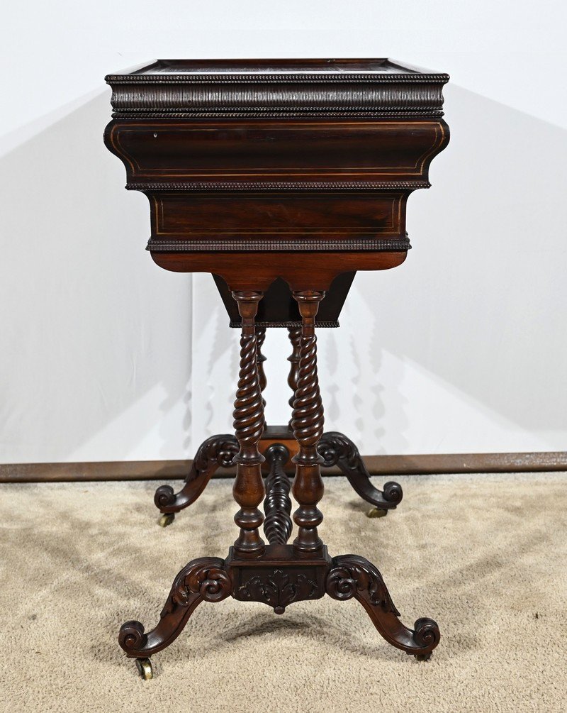 Small Rosewood Dressing Table, Restoration Period - Early 19th Century-photo-5