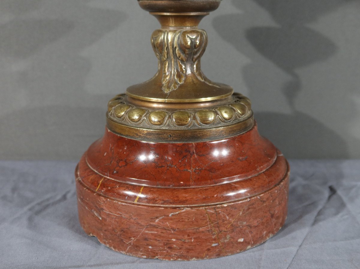 Pair Of Bronze Ewers, Art Nouveau – 1910-photo-5