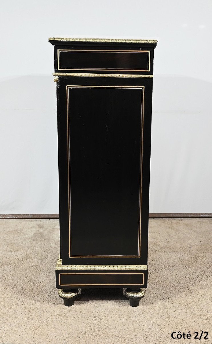 Blackened Pearwood Sideboard, Napoleon III Period – Mid-19th Century-photo-5