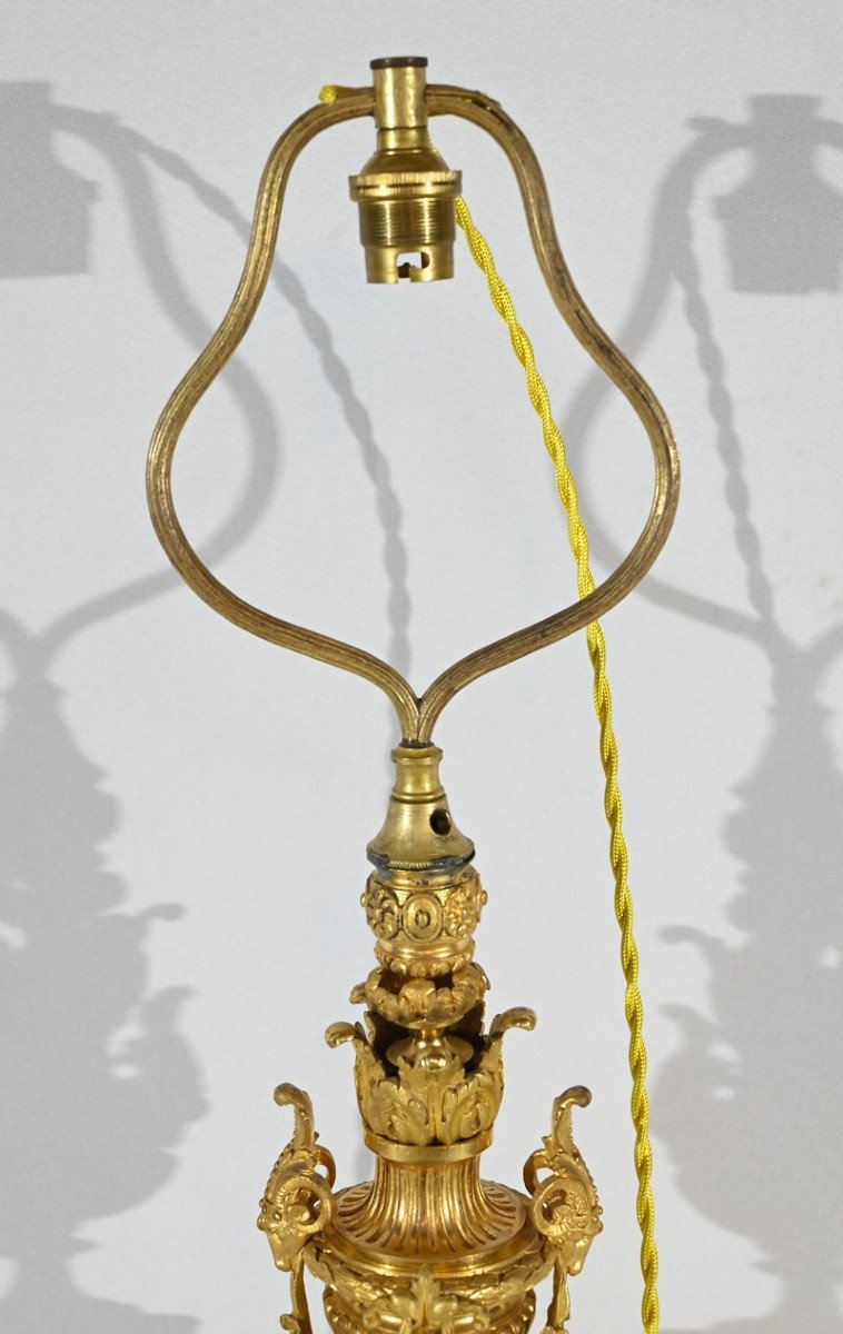 Lampe En Bronze Doré, époque Napoléon III – Milieu XIXe-photo-3