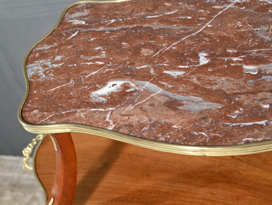 Table à Thé En Acajou, Style Napoléon III – Fin XIXe-photo-1