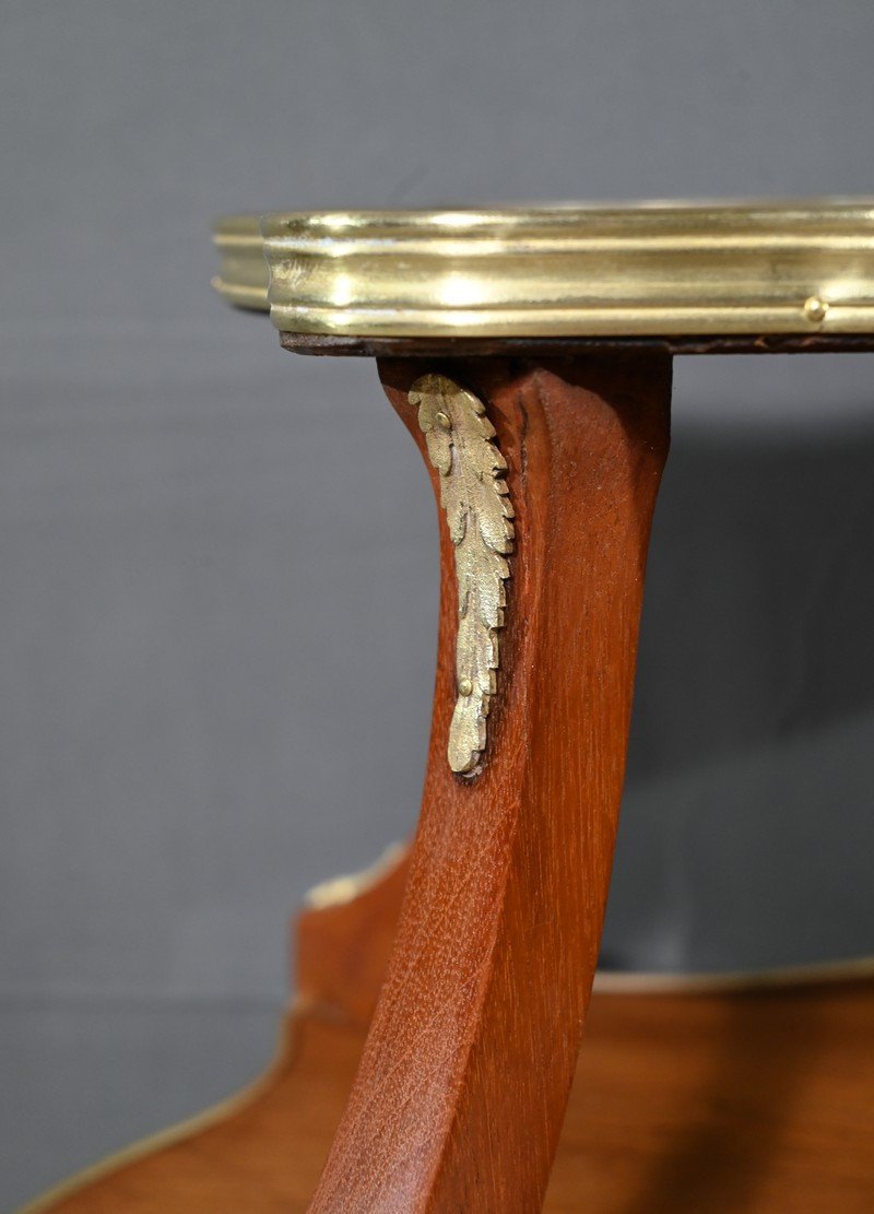 Table à Thé En Acajou, Style Napoléon III – Fin XIXe-photo-6