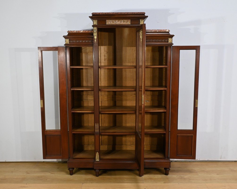 Small Mahogany Bookcase – 1920-photo-4