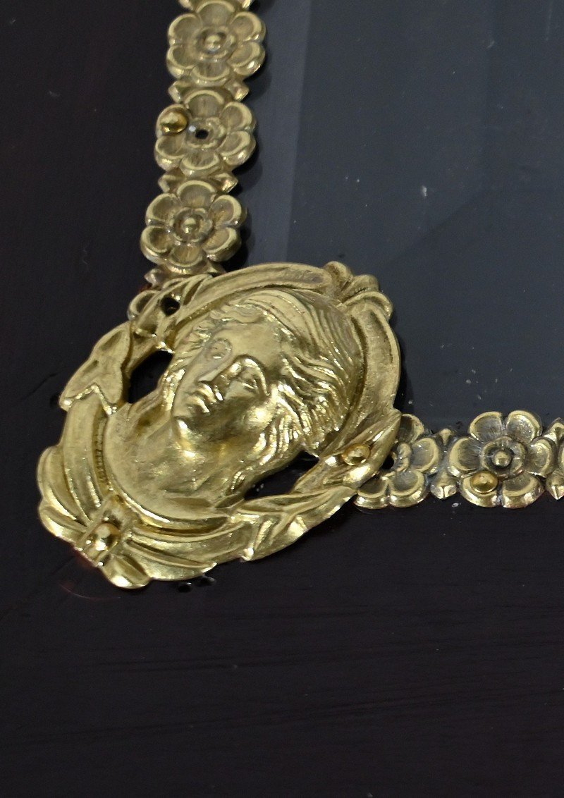 Table Vitrine De Milieu En Acajou Teinté, Style Louis XV, époque Napoléon III – Milieu XIXe-photo-2