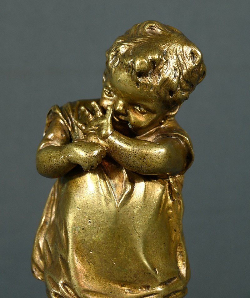 Gilded Bronze Sculpture, After J.clara – Part 1, 20th Century-photo-1