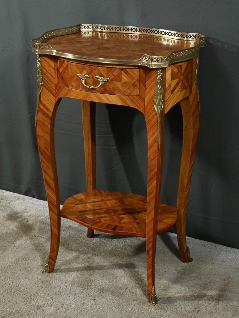 Small Rosewood Coffee Table – Mid 20th Century-photo-3